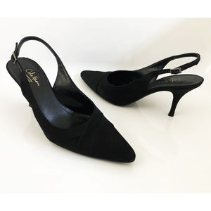 Black Cole Haan Slingback Pumps Size 9.5B